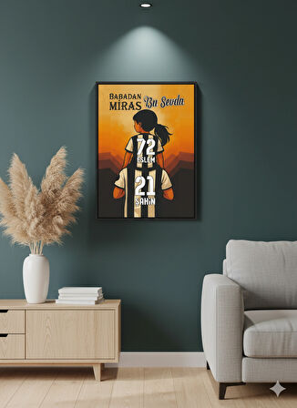 “Babadan Miras Bu Sevda" Kanvas Tablo | 50x70 cm