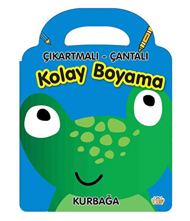 3-6 yaş Çıkartmalı-Çantalı Kolay Boyama Seti (4 Kitap)
