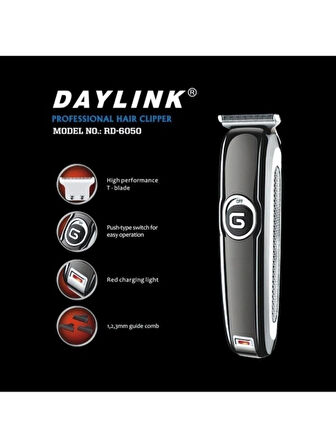 Daylink RD-6050 Şarjlı Saç ve Sakal Kesme Makinesi