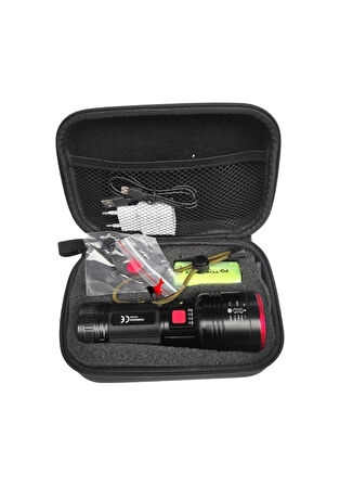 Powerdex PD-9000 Profesyonel Şarjlı Avcı Feneri 20 Watt