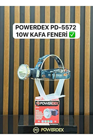 Powerdex Pd 5572 Profesyonel Su Geçirmez Kafa Lambası
