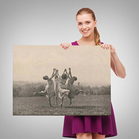 İsviçreli Fotoğrafçı Frederick Boissonnas Dans Eden Kadınlar Tablosu-6656