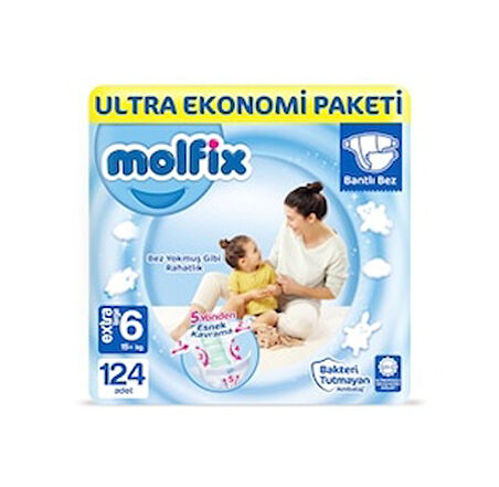 Molfix 4 Numara Bebek Bezi 100'lü