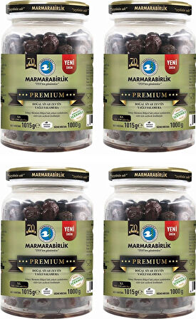 Marmarabirlik Premium XL Siyah Zeytin 4 x 1 KG