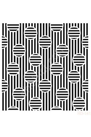 Hd141 Home Dekor Stencil 45x45