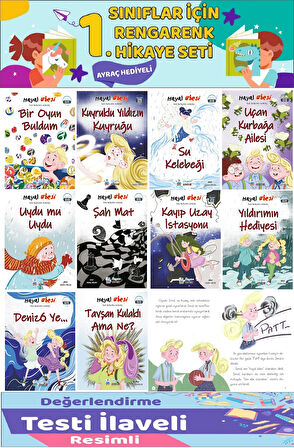 1.Sınıf Hayal Ebesi Hikaye Seti (16 Sayfa) - 10 Kitap