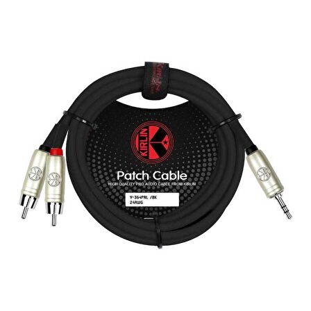 Kirlin 3mt. Y Kablo (3,5mm TRS Plus - 2xRCA)