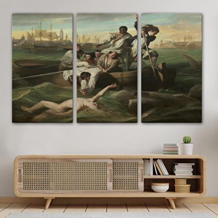Watsob ve Köpek Balığı Tablosu - Watson and the Shark 1778-6658