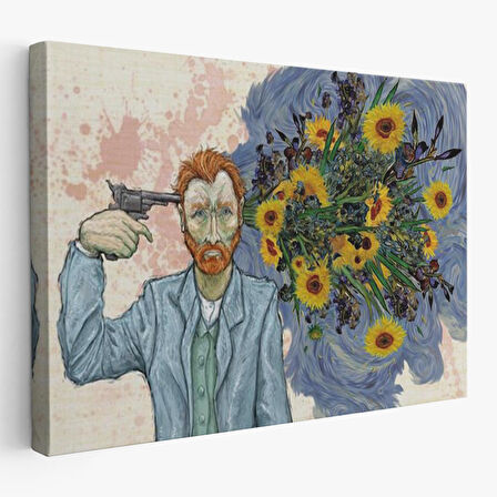 Vincent van Gogh Gerçeküstü İntahar Tablosu-6659