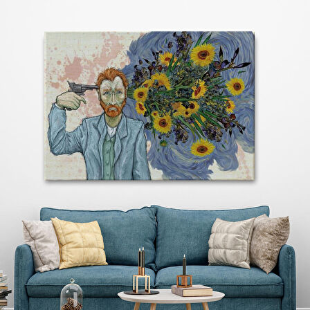 Vincent van Gogh Gerçeküstü İntahar Tablosu-6659