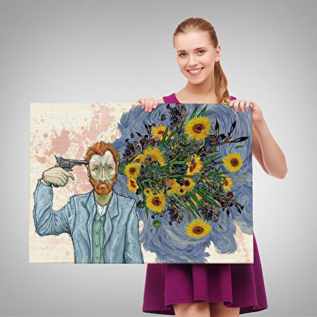 Vincent van Gogh Gerçeküstü İntahar Tablosu-6659