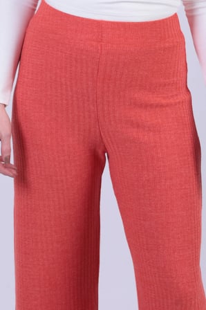 Kadın Oranj Yumuşak Dokulu Likralı Pantolon ARM-26K001090