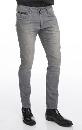 Erkek Slim Fit Düz Renk Likralı Jean Kot Pantolonu