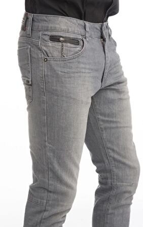 Erkek Slim Fit Düz Renk Likralı Jean Kot Pantolonu