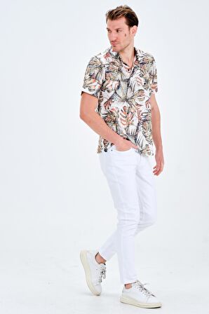 Erkek Slim Fit Düz Renk Likralı Jean Kot Pantolon