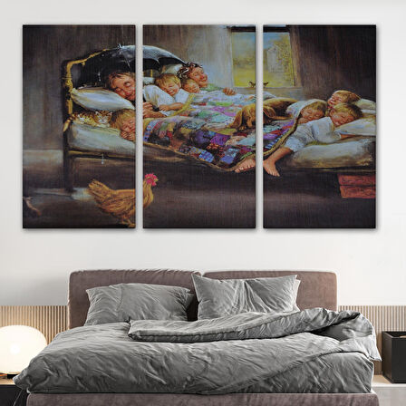 Mutluluğun Resmi Dianne Dengel'in Eseri Kanvas Tablosu-6661