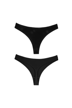DOMİNANT  Kadın Çamaşır Pamuklu Renkli TANGA 7'li Paket (S-M-L-XL)