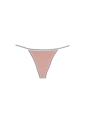 DOMİNANT  Kadın Çamaşır Pamuklu Renkli TANGA 5'li Paket (M-L-XL)