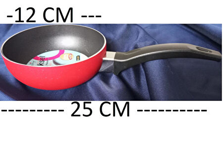 2 Lİ Teflon Sos Tavası 14 CM +12 CM Teflon WOK Tavası yapışmaz teflon ev öğrenci 