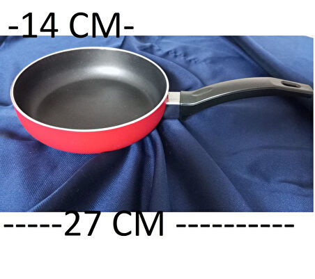 2 Lİ Teflon Sos Tavası 14 CM +12 CM Teflon WOK Tavası yapışmaz teflon ev öğrenci 