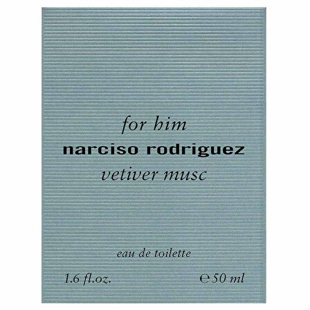 Narciso Rodriguez For Him Vetiver Musc EDT 50ML Erkek Parfüm