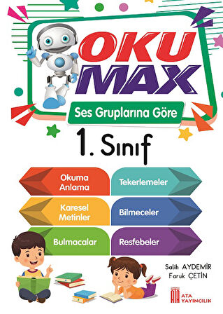 1.Sınıf ANETİL İlk Okuma Dizisi + Ödev Kitabı + Oku max Hediyeli