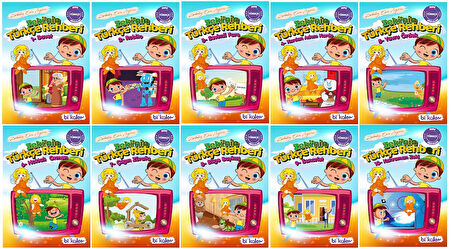 1. Sınıf Okumayı Sevdiren Renkli Resimli Hikayeler 5 - 10 Kitap