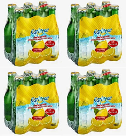 Karlıtepe Limon Aromalı Maden Suyu 200x24