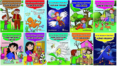 2.Sınıf Okumayı Sevdiren Renkli Resimli Hikayeler 2 - 10 Kitap