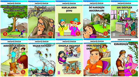 3.Sınıf Okumayı Sevdiren Renkli Resimli Hikayeler 13 - 10 Kitap