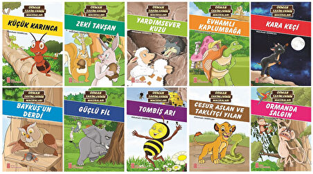 2.Sınıf Okumayı Sevdiren Renkli Resimli Hikayeler 2 - 10 Kitap