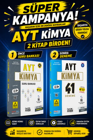Üçgen Akademi Süper Kampanya AYT Konu Fizik Kimya Biyoloji Özetli Soru Bankası Tam 3 Kitap