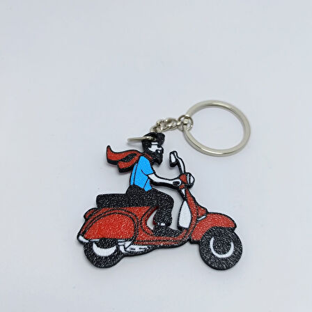 Atkılı Motorcu -Mavi -  Anatharlık