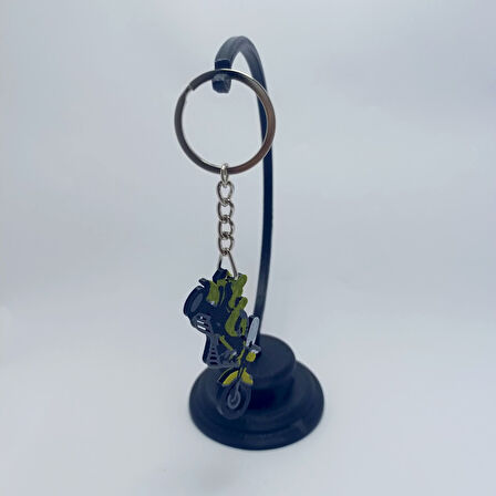 Yeşil Motorsiklet Anahtarlık