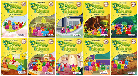 2.Sınıf Okumayı Sevdiren Renkli Resimli Hikayeler 5 - 10 Kitap