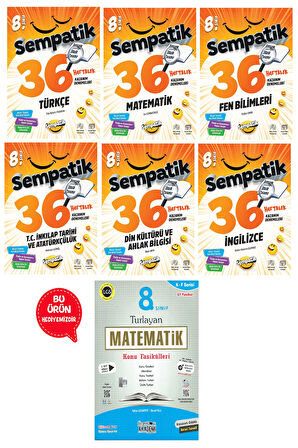 8.Sınıf Sempatik 36 Haftalık Kazanım Denemeleri Seti 2025-2026
