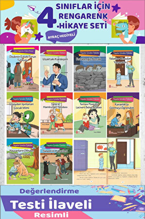 4.Sınıf Okumayı Sevdiren 10 lu Hikaye Seti 3 (64 Sayfa)