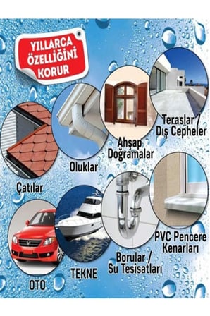 Leak Fix Su Geçirmez Sızdırmaz Sızıntı Önleyici Kauçuk Kaplama Izolasyon Beyaz Sprey 200 Ml