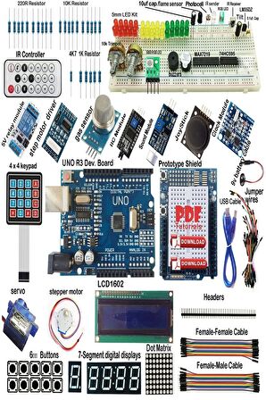 Arduino Uno R3 Klon Ultimate Başlangıç Seti