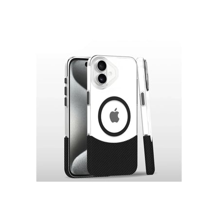 Joko Apple iPhone 16 Plus Carbon Puzzle Magsafe Kapak - Siyah