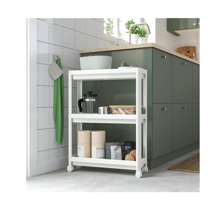 IKEA KINNASJÖ çöp kutusu, yeşil, 4 lt 