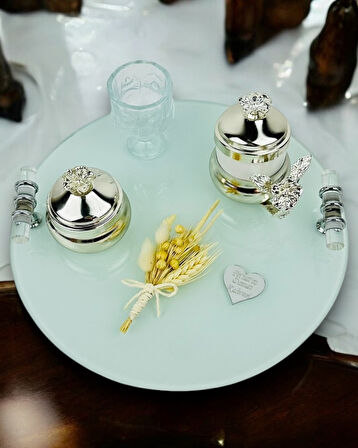 Cherish Nişan Söz Kahve Tepsisi