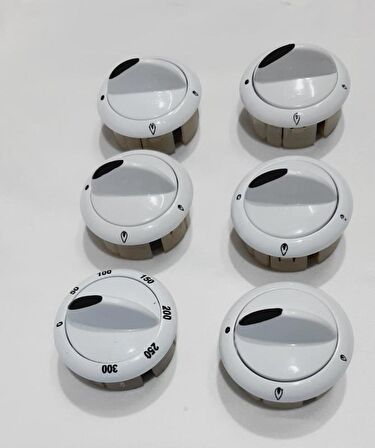 ARÇELİK 1423 T  FIRIN OCAK DÜĞME 6 LI TAKIM KALİTELİ MUADİL