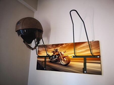 Motosiklet Kask Askısı, Motor Kask Askısı, Kask Askılığı MOTOGPX2V4
