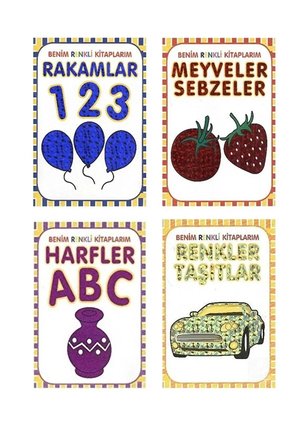 Benim Renkli Kitaplarım 4 Kitap Set
