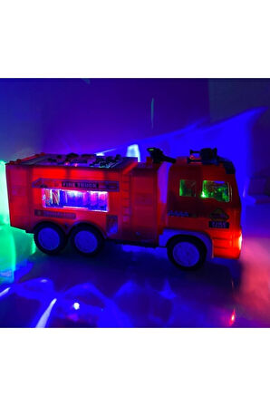 Oyuncak Itfaiye Arabası Sesli Ve Işıklı Itfaiye Arabası