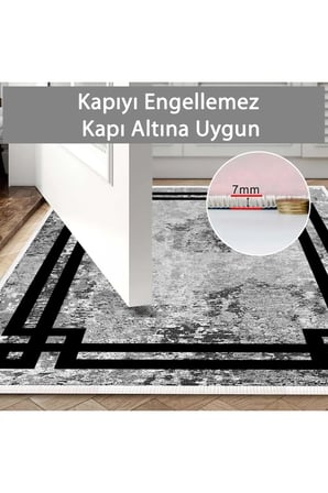 2 li Banyo Paspası, Yumuşak Banyo Halısı, Kaymaz Tabanlı, Yıkanabilir - 60x100 - 50 x60