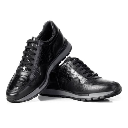Cabani Croco Baskılı Sneaker Erkek Ayakkabı  460M1