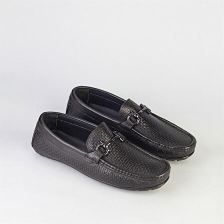 Cabani Erkek Lazer Detaylı Loafer Günlük Ayakkabı 