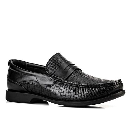 Cabani Gerçek Deri Baskılı Derili Makosen Günlük E